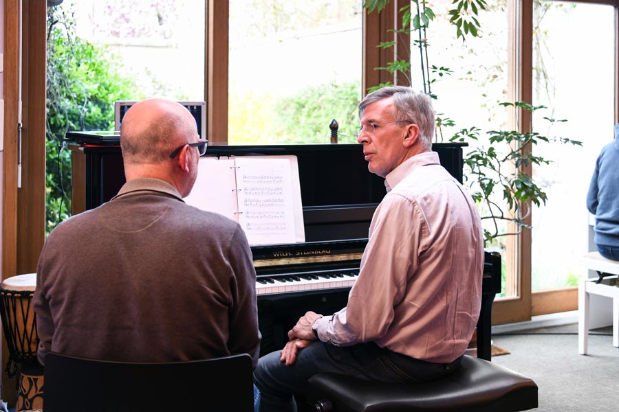 Cours de piano donné par Mr Bonneel